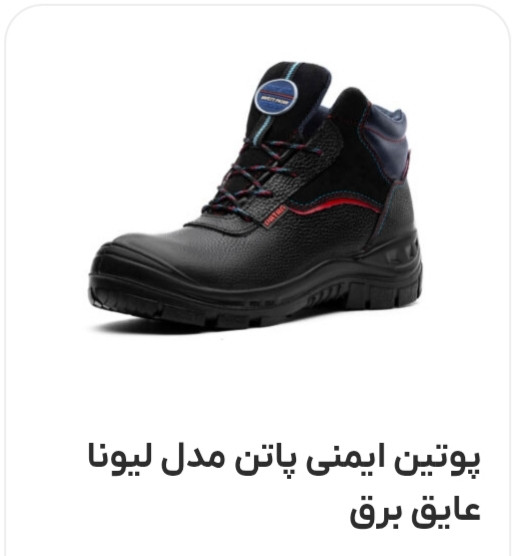 پوتین ایمنی مردانه پاتن مدل لیونا